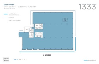 1333 H St NW, Washington, DC en alquiler Plano de la planta- Imagen 1 de 1