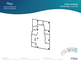 5050 Quorum Dr, Dallas, TX en alquiler Plano de la planta- Imagen 1 de 1