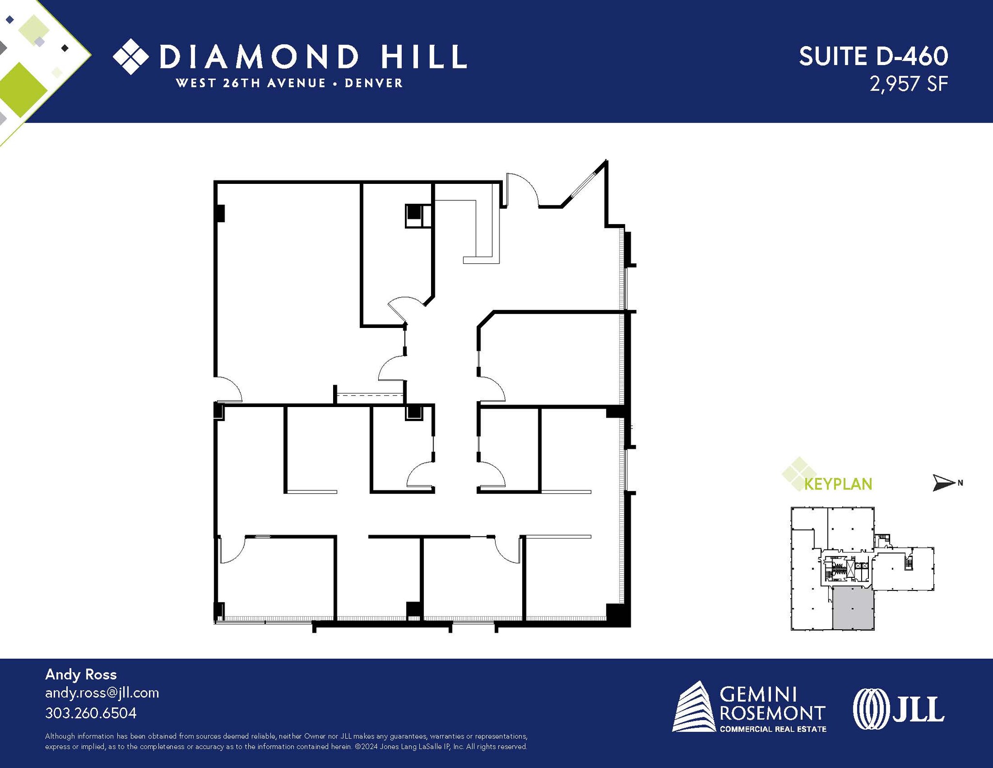 2490 W 26th Ave, Denver, CO en alquiler Plano de la planta- Imagen 1 de 2