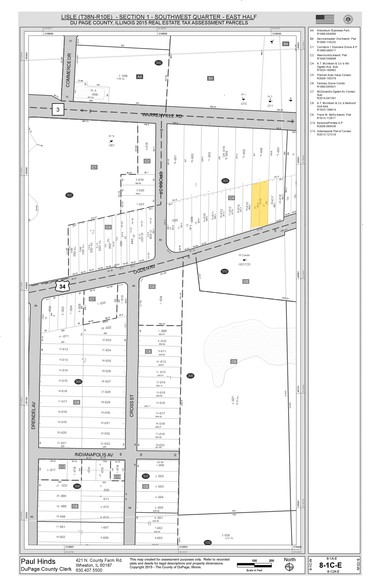 2410 Ogden Ave, Downers Grove, IL en alquiler - Plano de solar - Imagen 2 de 2