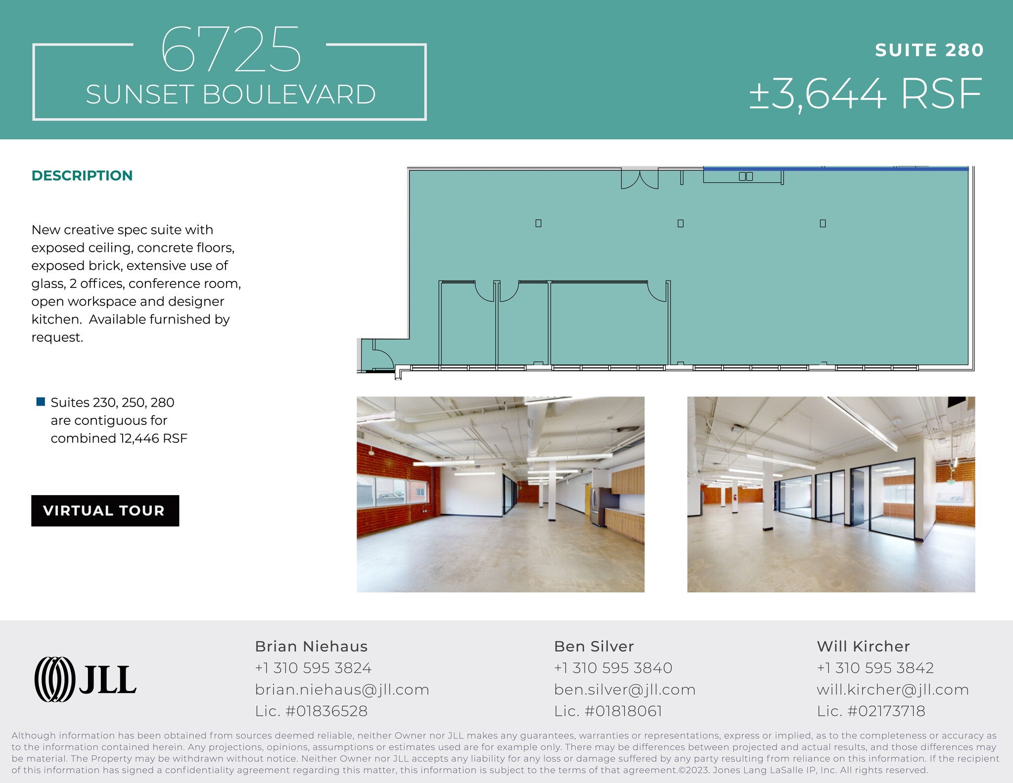 6725 W Sunset Blvd, Los Angeles, CA en alquiler Plano del sitio- Imagen 1 de 7