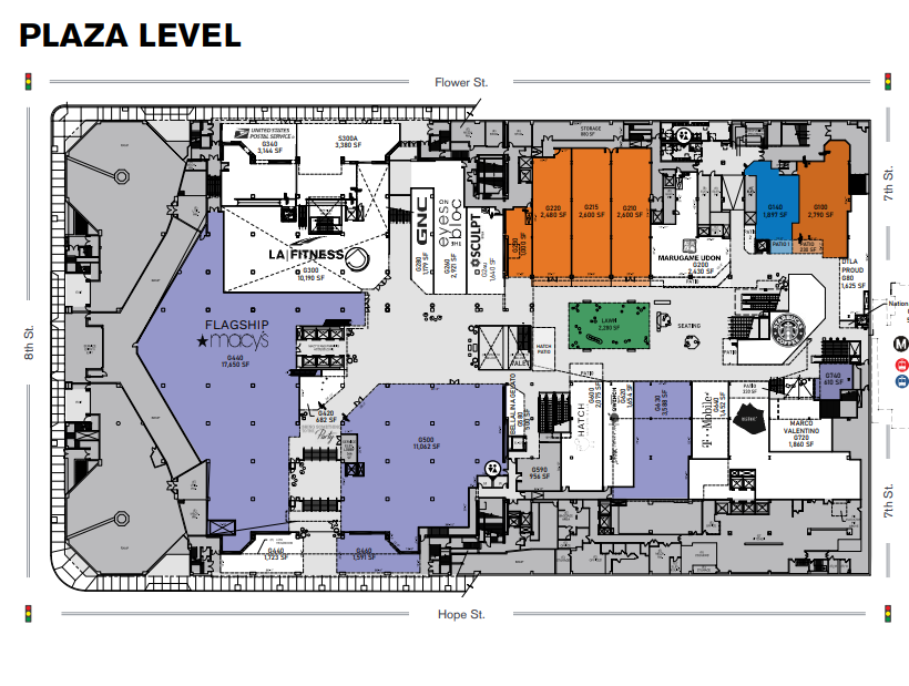 750 W 7th St, Los Angeles, CA en alquiler Plano de la planta- Imagen 1 de 1