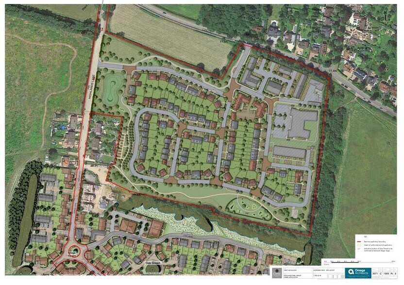 Highlands Ln, Rotherfield Greys en venta - Vista aérea - Imagen 3 de 4