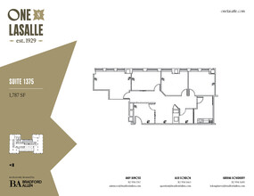 1 N La Salle St, Chicago, IL en alquiler Plano de la planta- Imagen 1 de 1