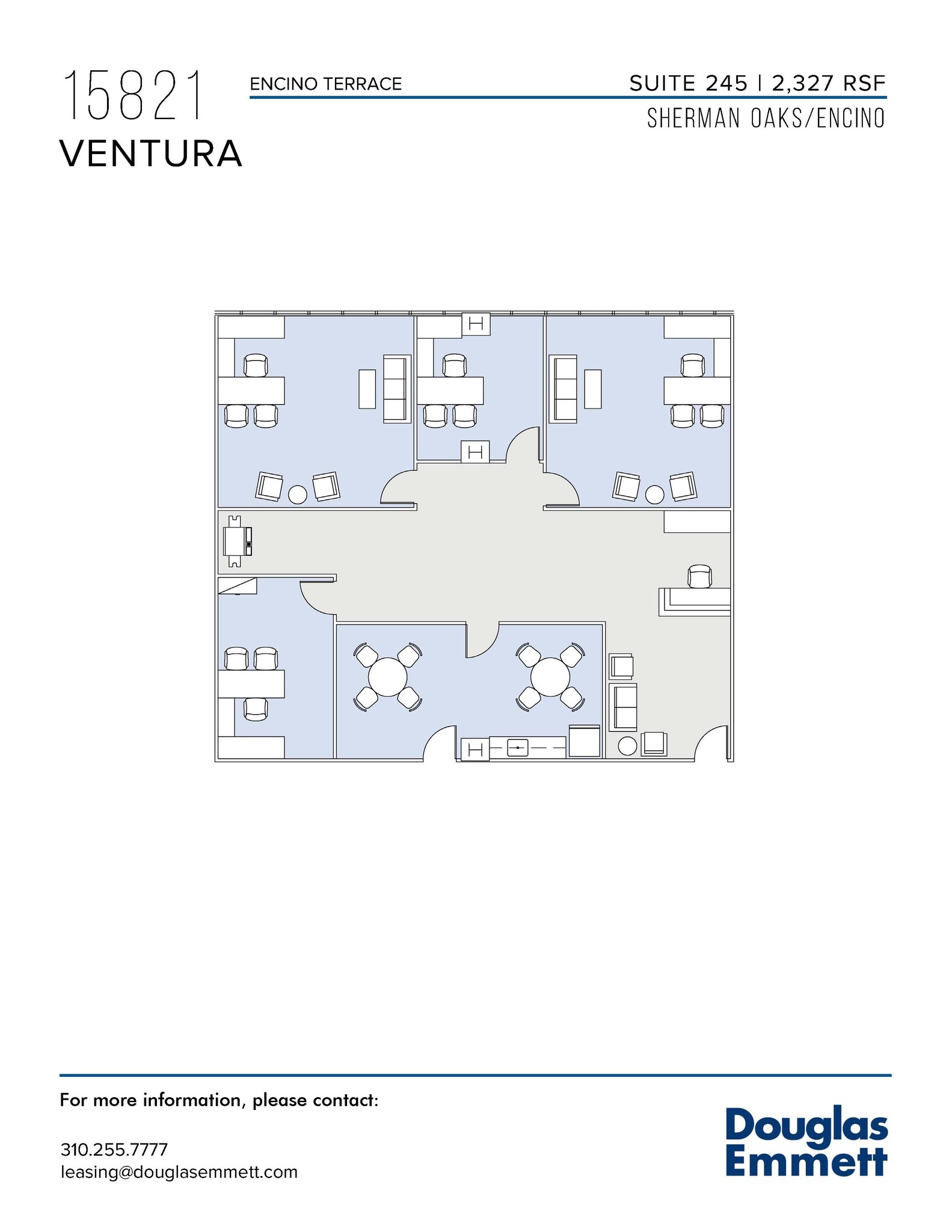 15821 Ventura Blvd, Encino, CA en alquiler Plano de la planta- Imagen 1 de 1