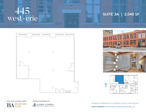 445 W Erie St, Chicago, IL en alquiler Plano de la planta- Imagen 2 de 3