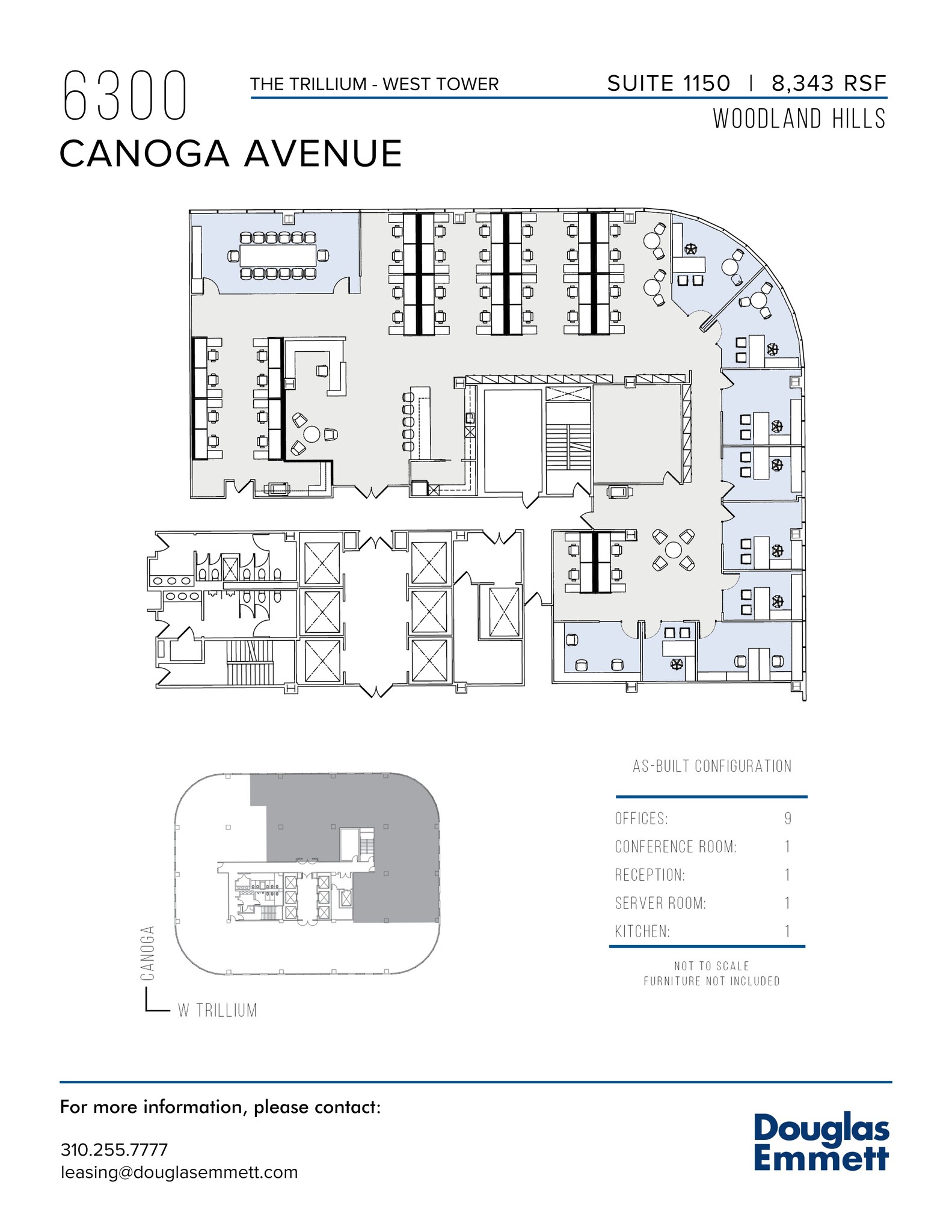 6300 Canoga Ave, Woodland Hills, CA en alquiler Plano del sitio- Imagen 1 de 1