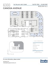 6300 Canoga Ave, Woodland Hills, CA en alquiler Plano del sitio- Imagen 1 de 1