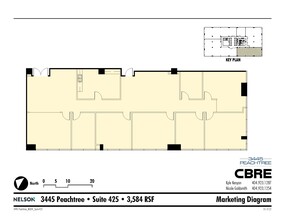 3445 Peachtree Rd NE, Atlanta, GA en alquiler Plano de la planta- Imagen 1 de 1