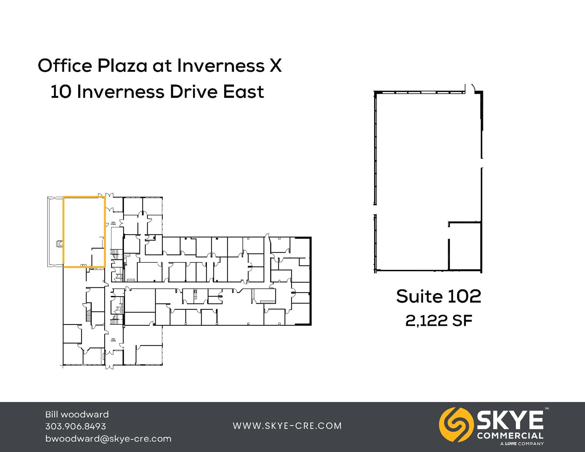 10 Inverness Dr E, Englewood, CO en alquiler Plano de la planta- Imagen 1 de 2