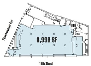 1901 Pennsylvania Ave NW, Washington, DC en alquiler Plano de la planta- Imagen 1 de 1