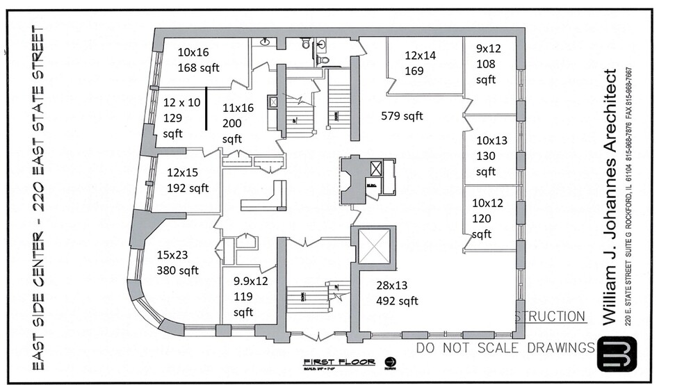 220 E State St, Rockford, IL en alquiler - Plano de la planta - Imagen 3 de 9