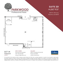 5501 N 19th Ave, Phoenix, AZ en alquiler Plano de la planta- Imagen 1 de 1