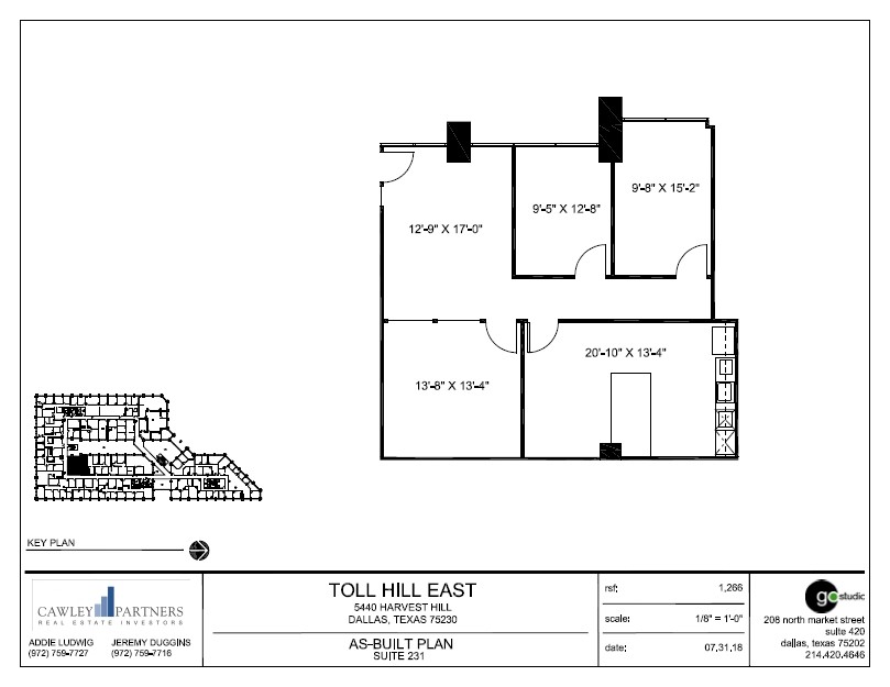 5440 Harvest Hill Rd, Dallas, TX en alquiler Plano de la planta- Imagen 1 de 1