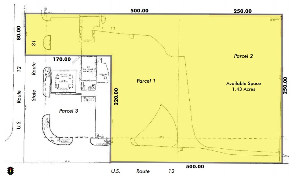 NEC of Route 12 & Route 31, Richmond, IL en alquiler - Plano del sitio - Imagen 3 de 3