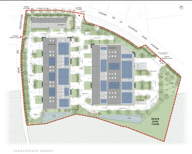 53 chemin de la Chapelle Saint-Antoine, Ennery en venta - Plano del sitio - Imagen 1 de 1