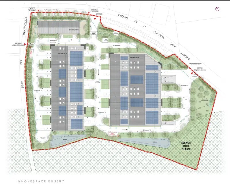 53 chemin de la Chapelle Saint-Antoine, Ennery en venta Plano del sitio- Imagen 1 de 2