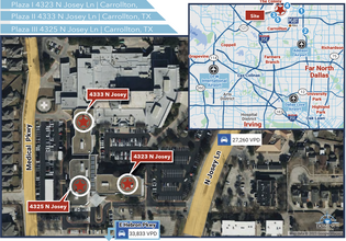 4323 N Josey Ln, Carrollton, TX - vista aérea  vista de mapa