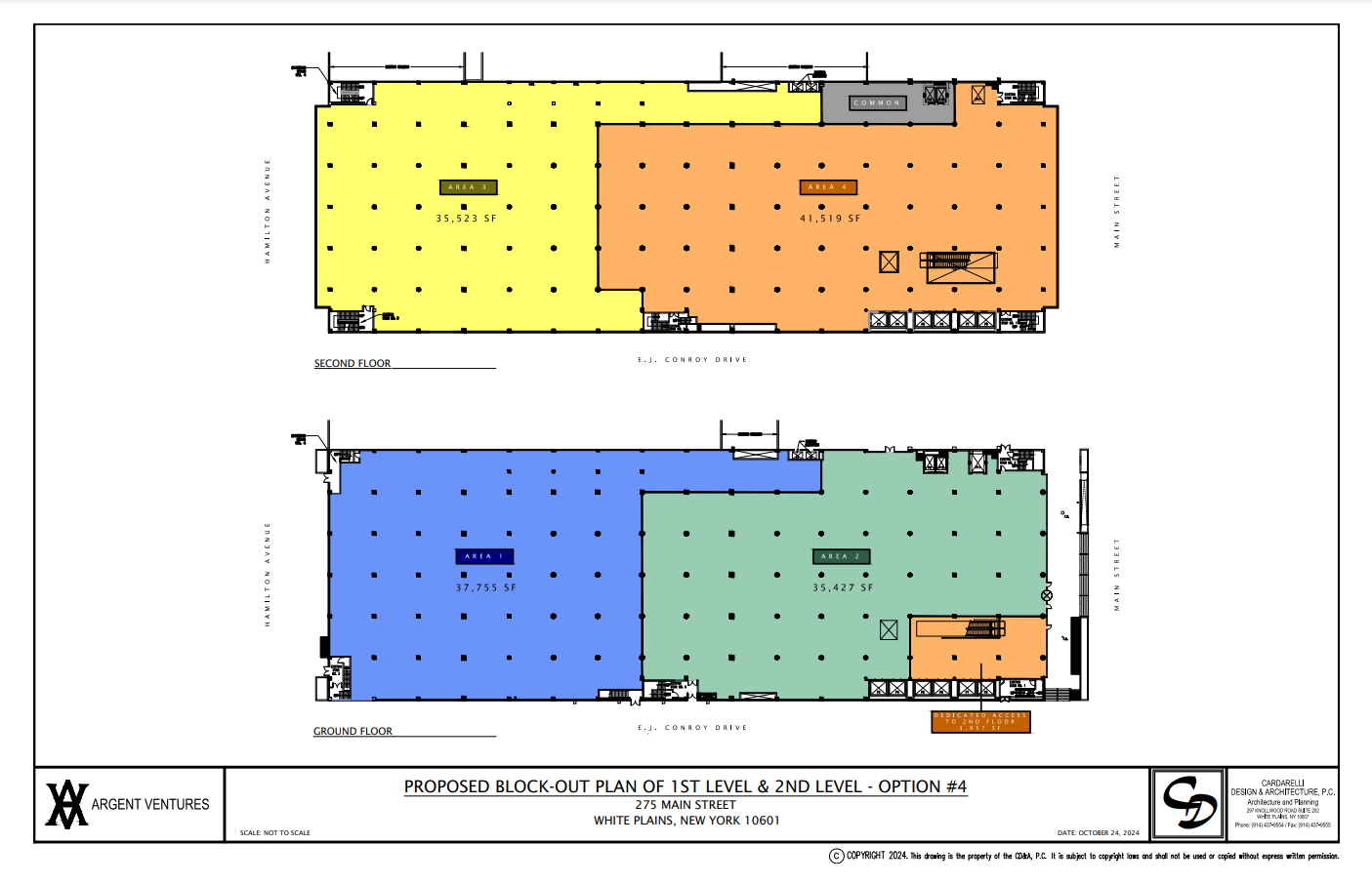 275 Main St, White Plains, NY en alquiler Plano de la planta- Imagen 1 de 2