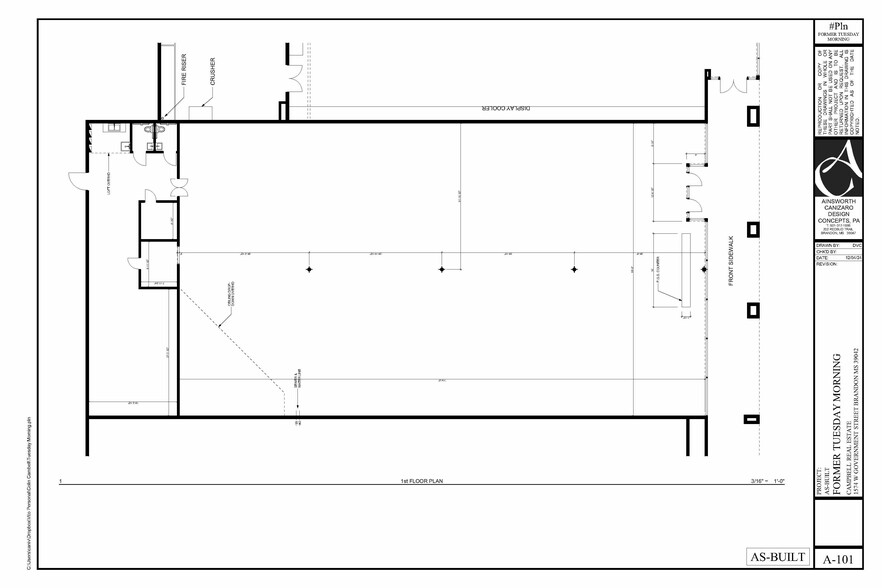 1574 W Government St, Brandon, MS en alquiler - Plano de planta tipo - Imagen 3 de 4