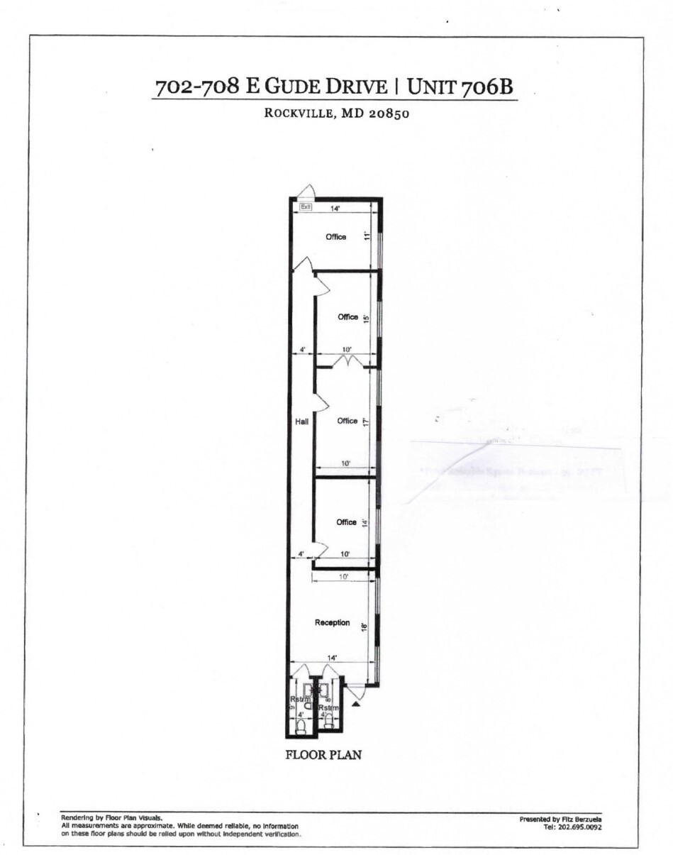 702-708 E Gude Dr, Rockville, MD en alquiler Plano de la planta- Imagen 1 de 1