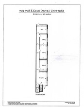 702-708 E Gude Dr, Rockville, MD en alquiler Plano de la planta- Imagen 1 de 1