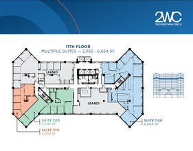 2 Wisconsin Cir, Chevy Chase, MD en alquiler Plano de la planta- Imagen 1 de 1