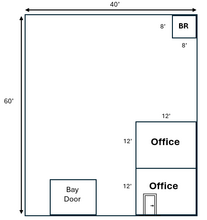 13045 Harmon Rd, Fort Worth, TX en alquiler Plano de la planta- Imagen 1 de 4