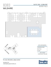 8383 Wilshire Blvd, Beverly Hills, CA en alquiler Plano de la planta- Imagen 1 de 1