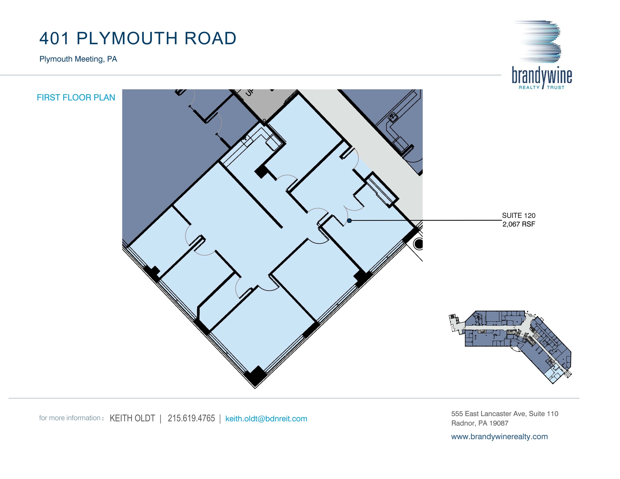 401 Plymouth Rd, Plymouth Meeting, PA en alquiler Plano del sitio- Imagen 1 de 1