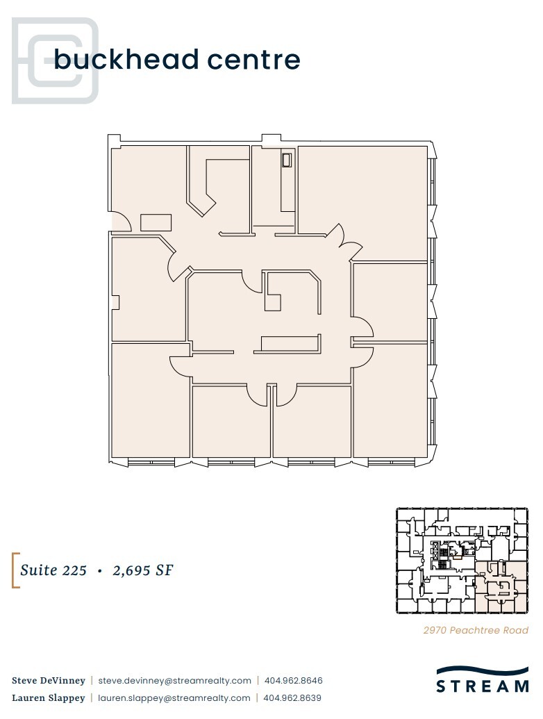 2970 Peachtree Rd NW, Atlanta, GA en alquiler Plano de la planta- Imagen 1 de 1