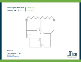 4800 Sugar Grove Blvd, Stafford, TX en alquiler Plano del sitio- Imagen 1 de 1