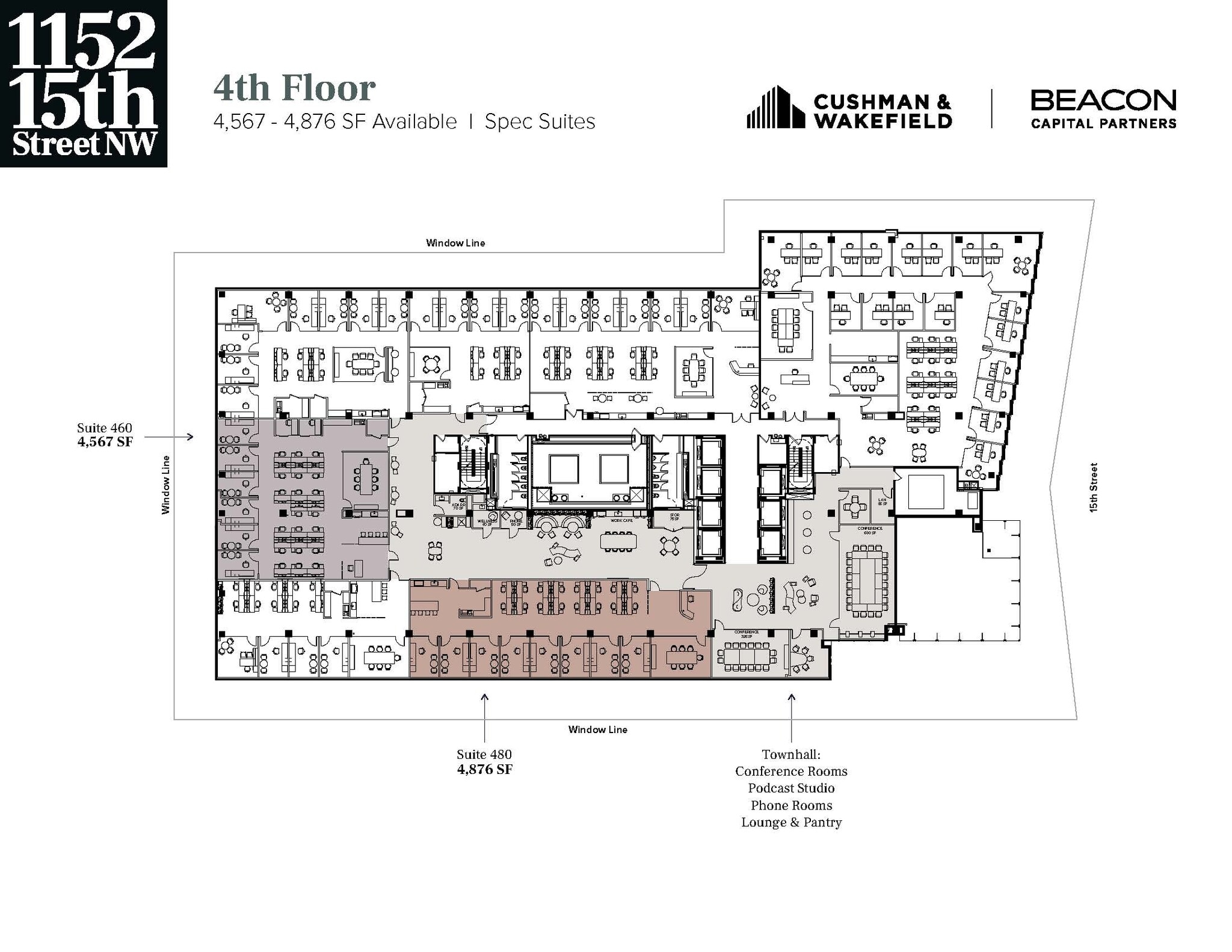 1152 15th St NW, Washington, DC en alquiler Plano de la planta- Imagen 1 de 4