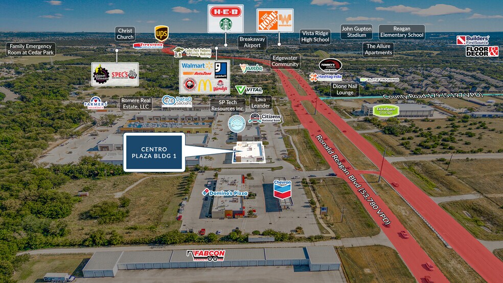 14300 Ronald Reagan Blvd, Cedar Park, TX en venta - Foto del edificio - Imagen 2 de 7