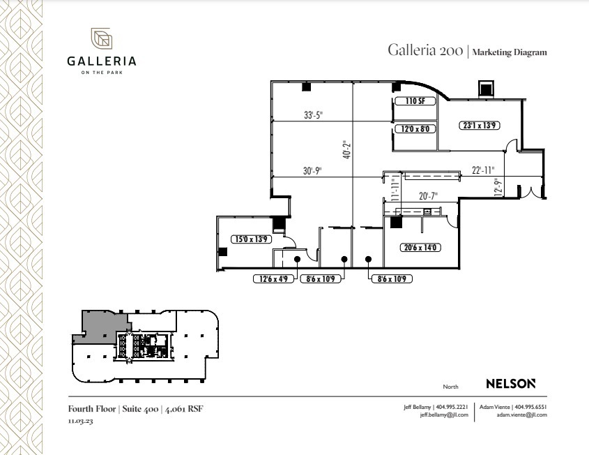 600 Galleria Pky SE, Atlanta, GA en alquiler Plano de la planta- Imagen 1 de 1