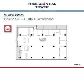 2550 S Clark St, Arlington, VA en alquiler Plano de la planta- Imagen 2 de 2