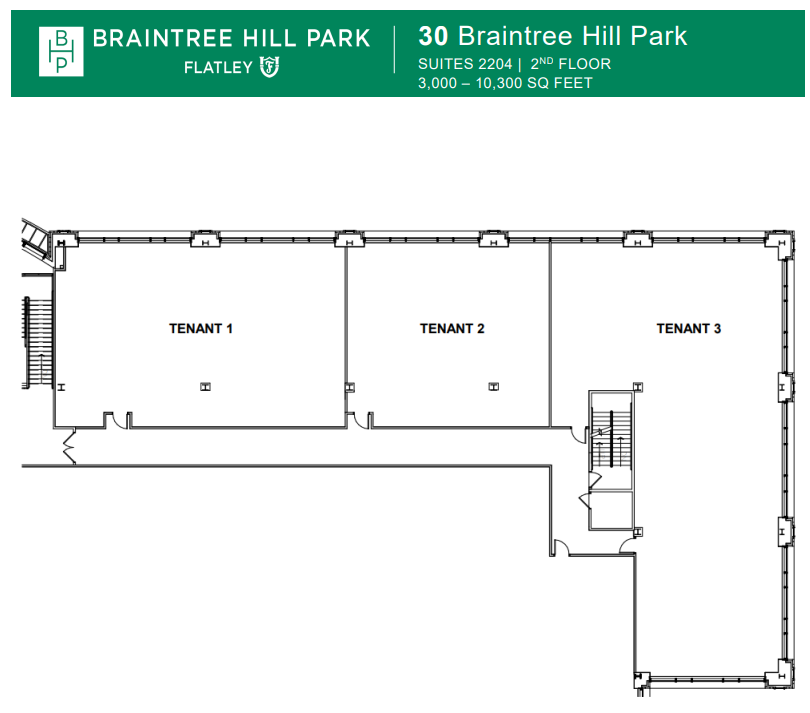 50 Braintree Hill Office Park, Braintree, MA en alquiler Plano de la planta- Imagen 1 de 1