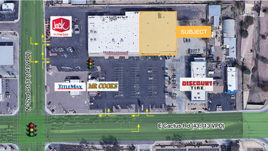 3216 E Cactus Rd, Phoenix, AZ - vista aérea  vista de mapa