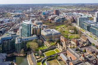 Abbey St, Reading, BKS - Aérea  vista de mapa