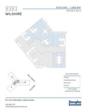 8383 Wilshire Blvd, Beverly Hills, CA en alquiler Plano de la planta- Imagen 1 de 1