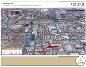 4290 Cameron St, Las Vegas, NV - VISTA AÉREA  vista de mapa