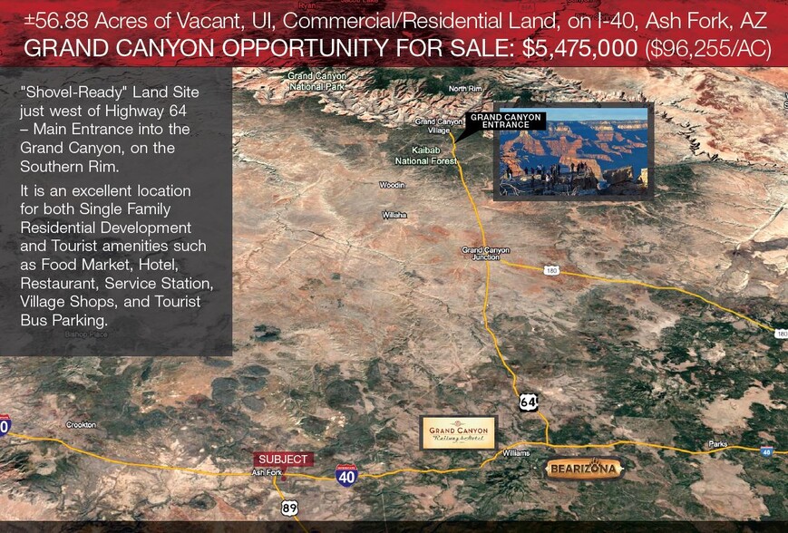 1759 County Line Road, Ash Fork, AZ en venta - Foto del edificio - Imagen 1 de 5