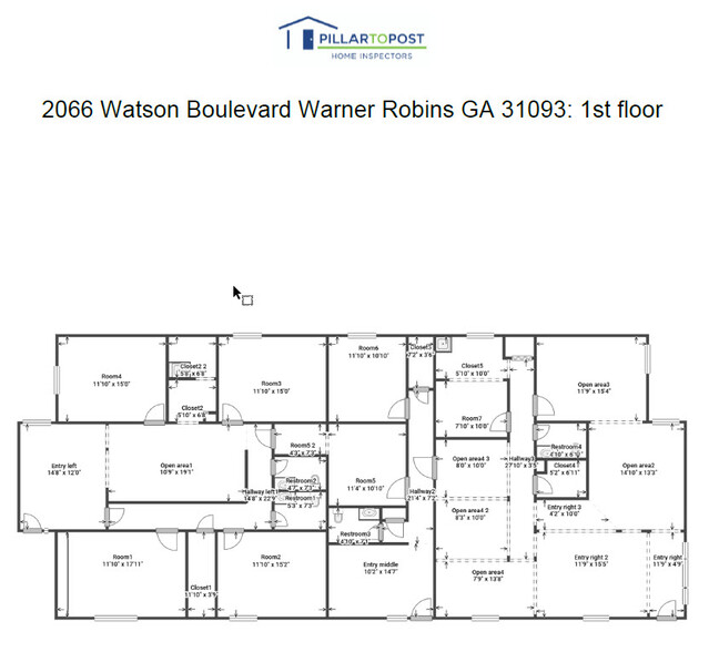 2066 Watson Blvd, Warner Robins, GA en venta - Foto del edificio - Imagen 2 de 5