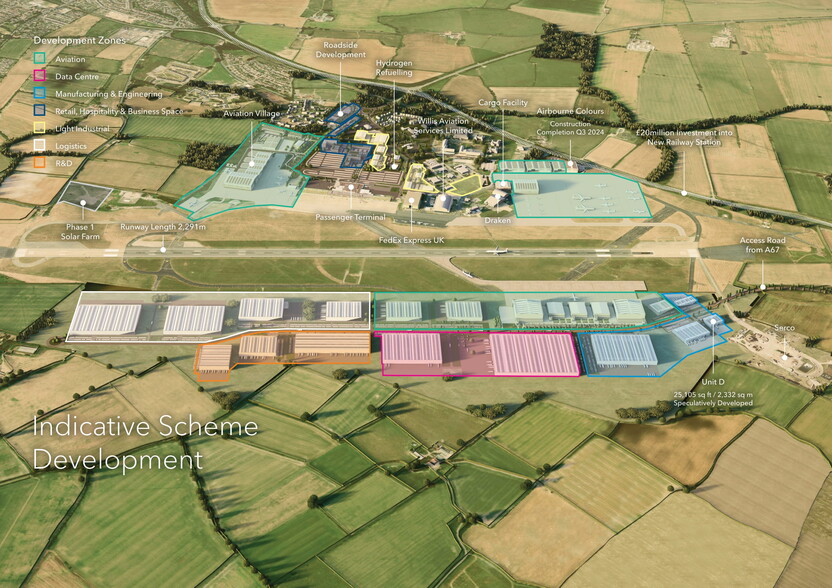 Teesside International Airport Business park, Darlington en alquiler - Foto del edificio - Imagen 1 de 1