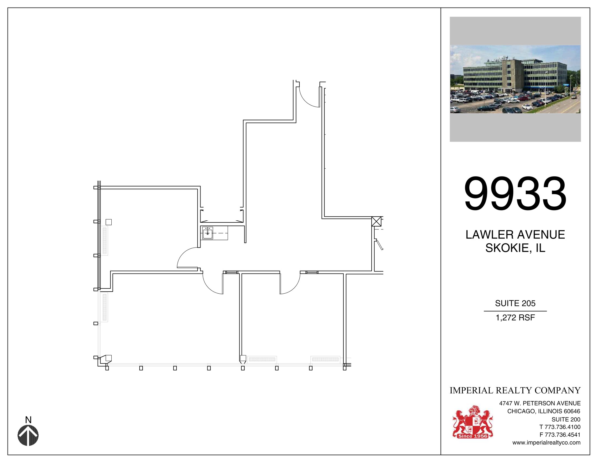 9933 Lawler Ave, Skokie, IL en alquiler Plano del sitio- Imagen 1 de 1