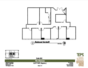 1120 Lincoln St, Denver, CO en alquiler Plano de la planta- Imagen 1 de 1