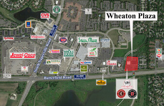 801-811 Butterfield Rd, Wheaton, IL - VISTA AÉREA  vista de mapa