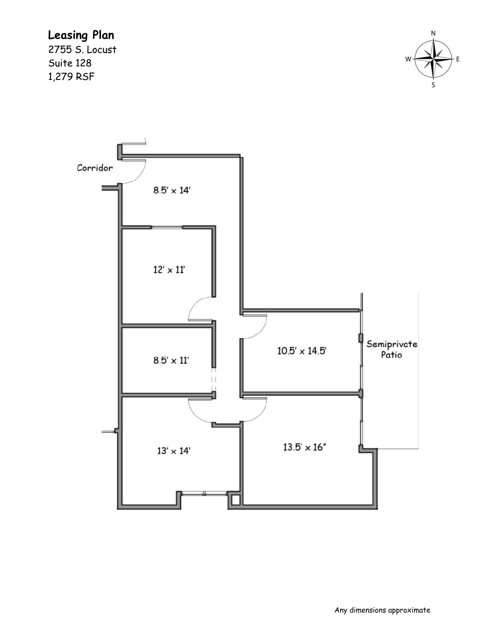 2755 S Locust St, Denver, CO en alquiler Plano del sitio- Imagen 1 de 1