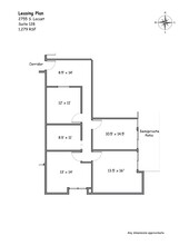 2755 S Locust St, Denver, CO en alquiler Plano del sitio- Imagen 1 de 1