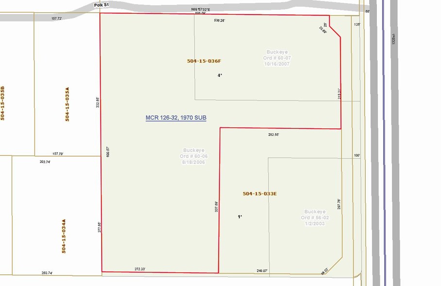 NWC Sun Valley Pky & Van Buren, Buckeye, AZ en venta - Plano de solar - Imagen 3 de 4